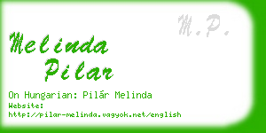 melinda pilar business card